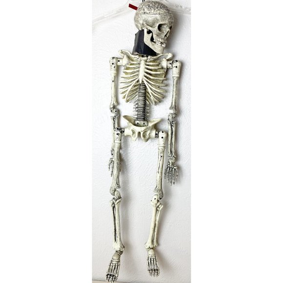 VTG 1998 Paper Magic Articulated Jabber Jaw Skeleton- Tested!3 Phrases/Motion